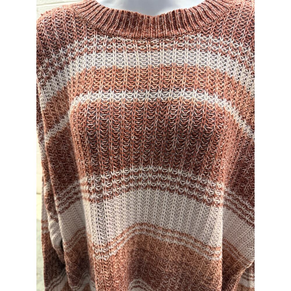 American Eagle Women's L Pullover Knit Sweater Mauve Coral - Picture 2 of 4